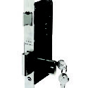 Reversible Latch (Left or Right Handed) with Square Lever/Knob Entrance Mortise Door Lock 2-3/8” (60 mm)