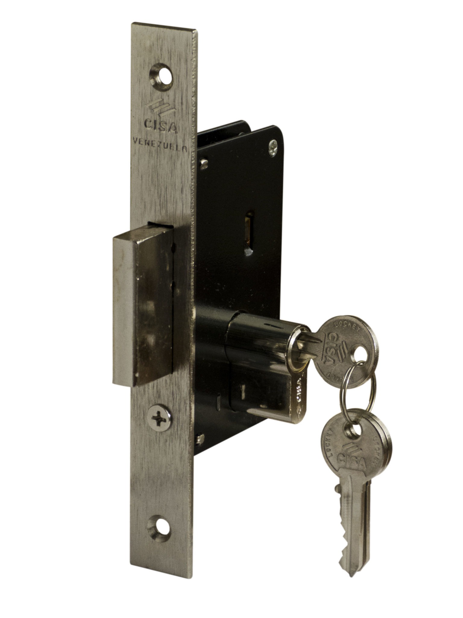 Mortise Door Lock 1 38” Or 35 Mm With 2 Key Turn Lockey Corp